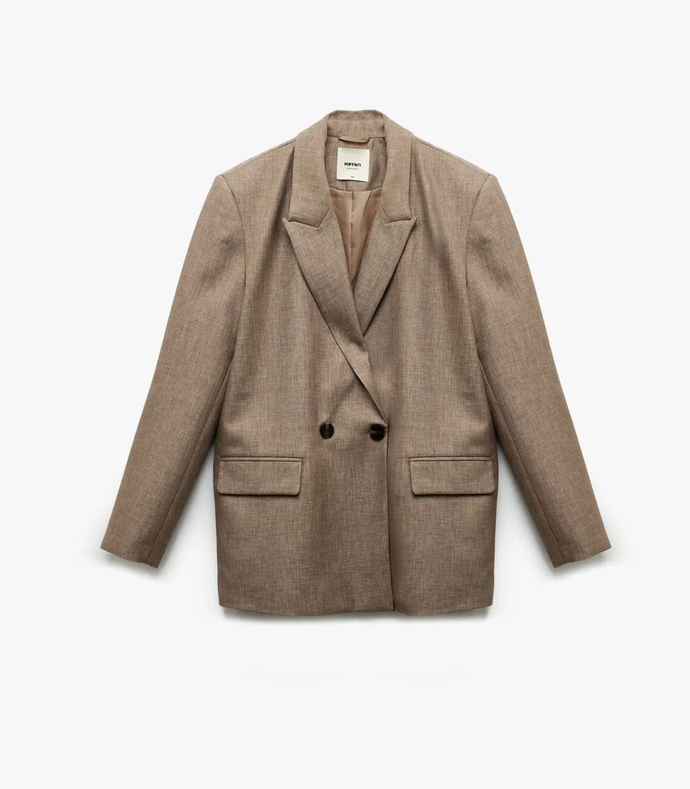 Koton Oversize Blazer Jacket brown