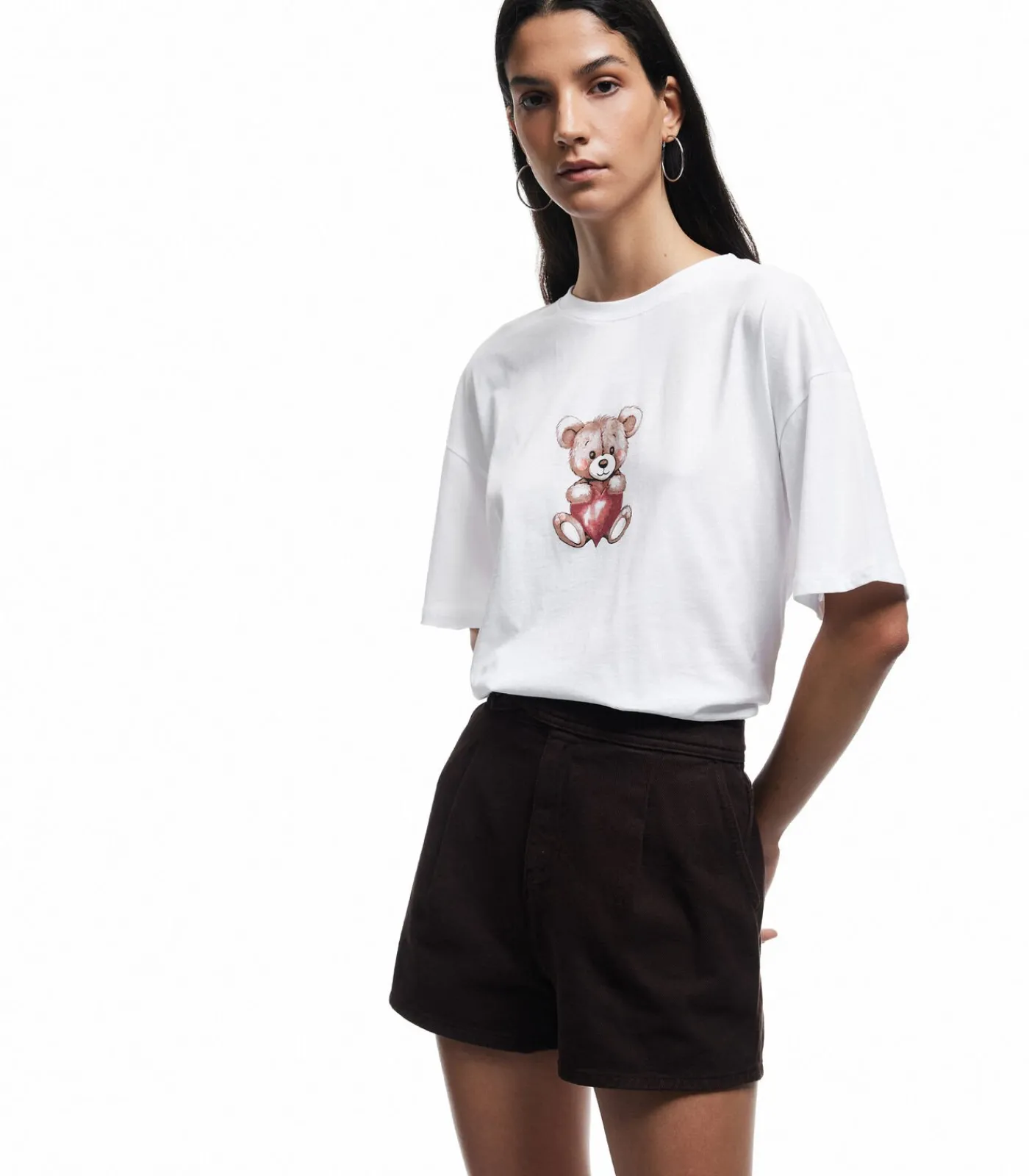 Koton Oversize T-Shirt white Best
