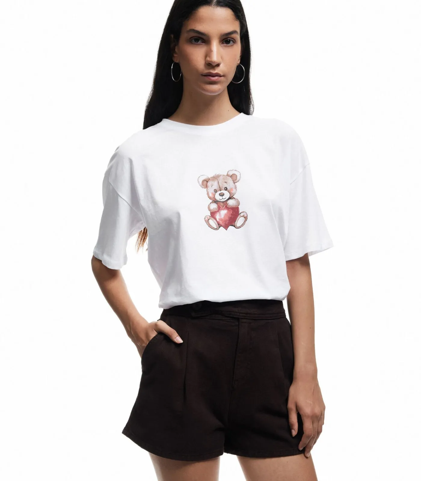 Koton Oversize T-Shirt white Best