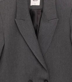 Koton Oversized Blazer Jacket darkGrey New