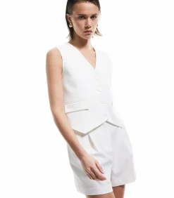 Koton Pocket Detail Mini Shorts white