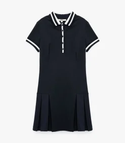 Koton Polo Neck Dress navyBlue Discount