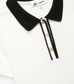 Koton Polo Neck T-Shirt white Hot