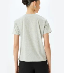 Koton Printed T-Shirt gray Sale