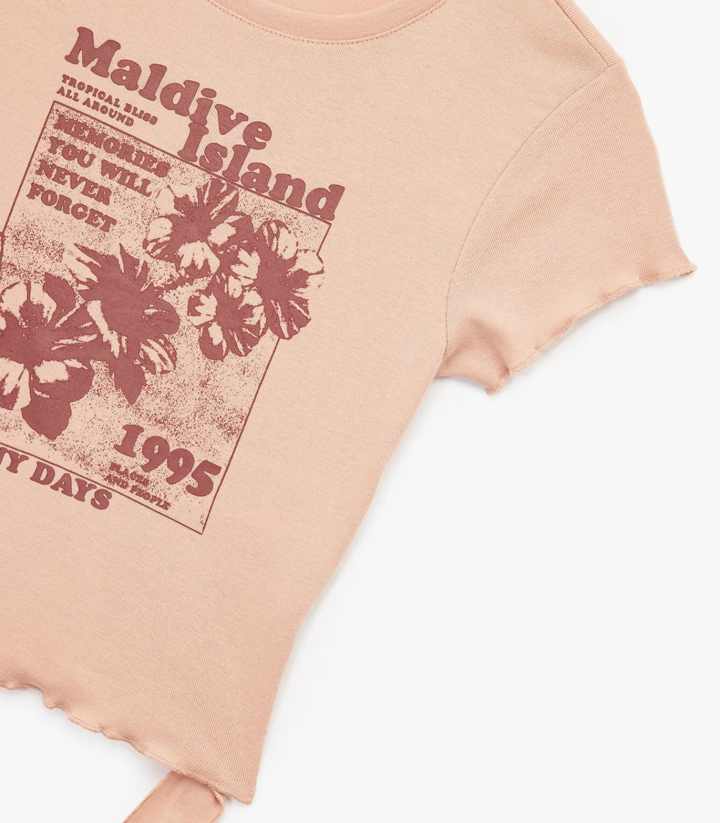 Koton Printed T-Shirt pink Hot