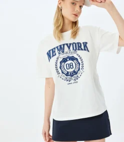 Koton Printed T-Shirt white Clearance