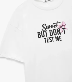 Koton Printed T-Shirt white Sale