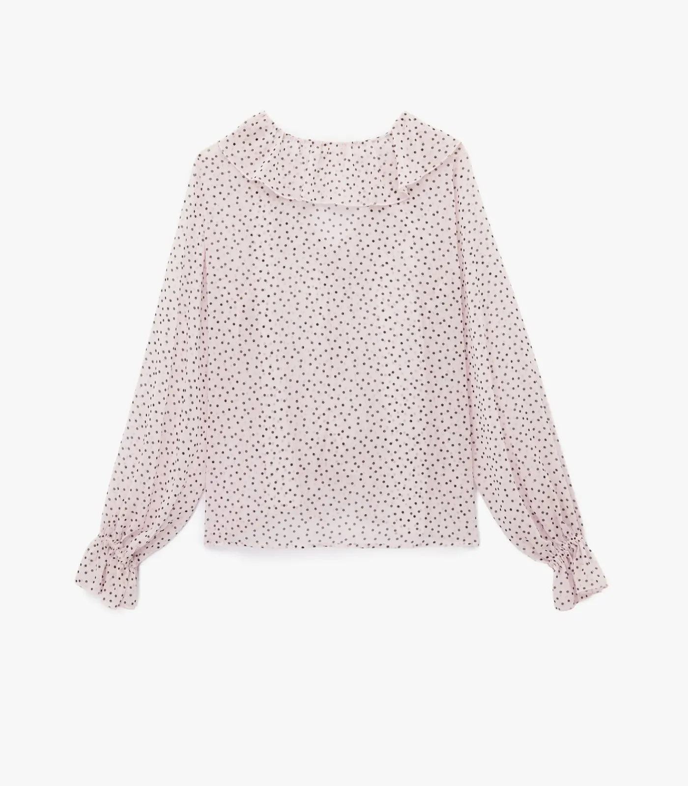 Koton Ruffle Chiffon Blouse pink