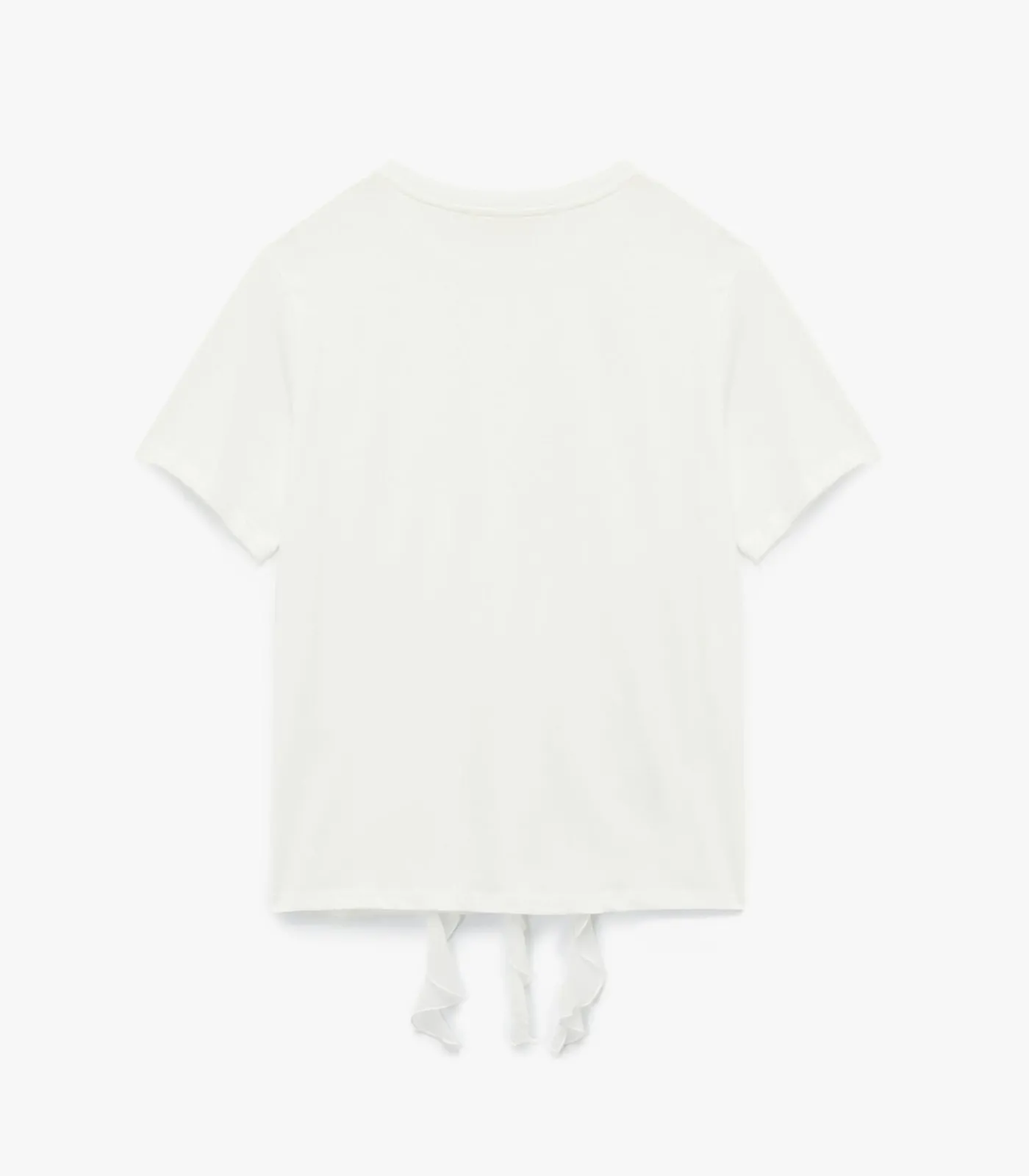Koton Ruffle T-Shirt white Clearance