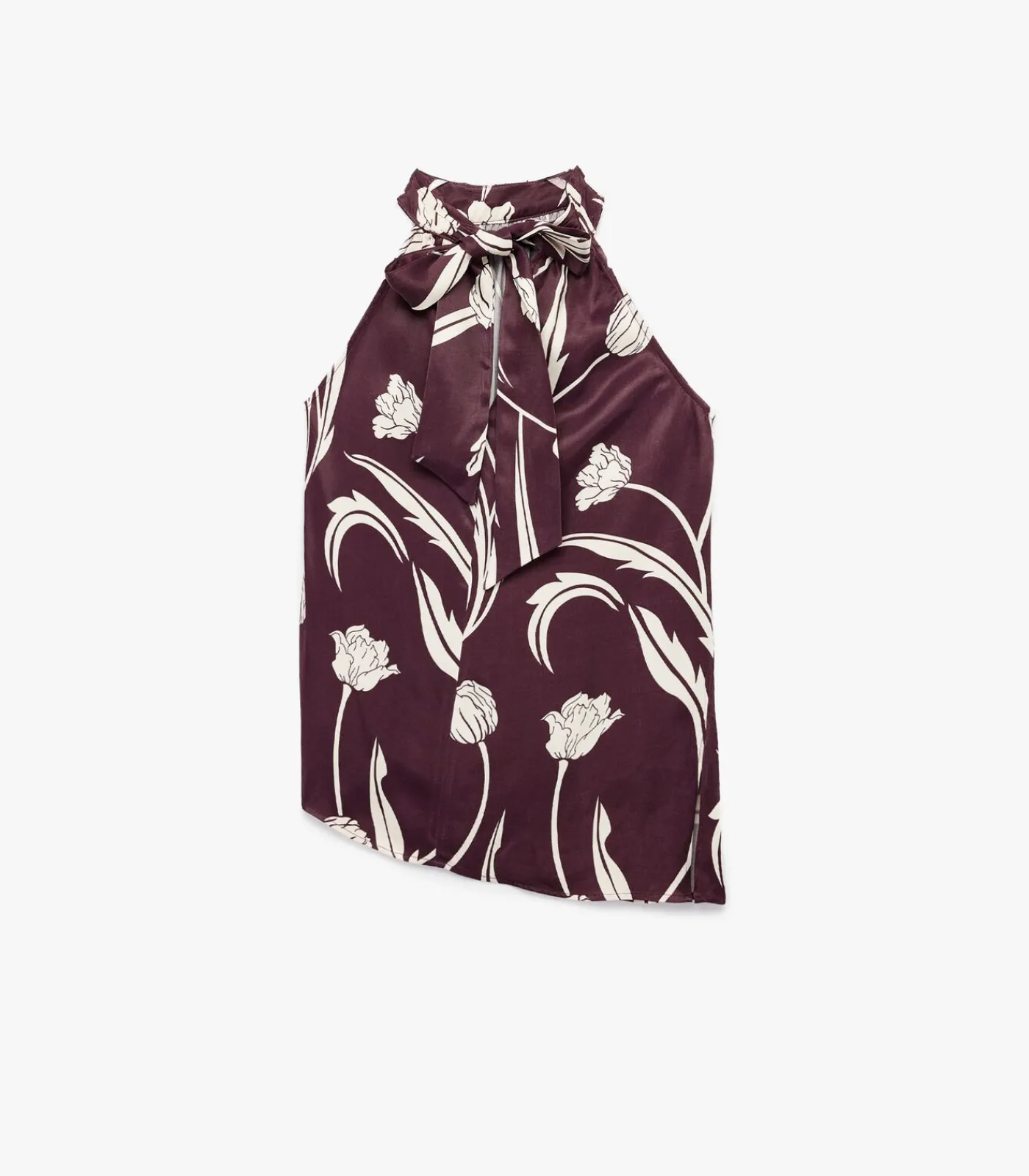 Koton Satin Blouse bordeaux Best