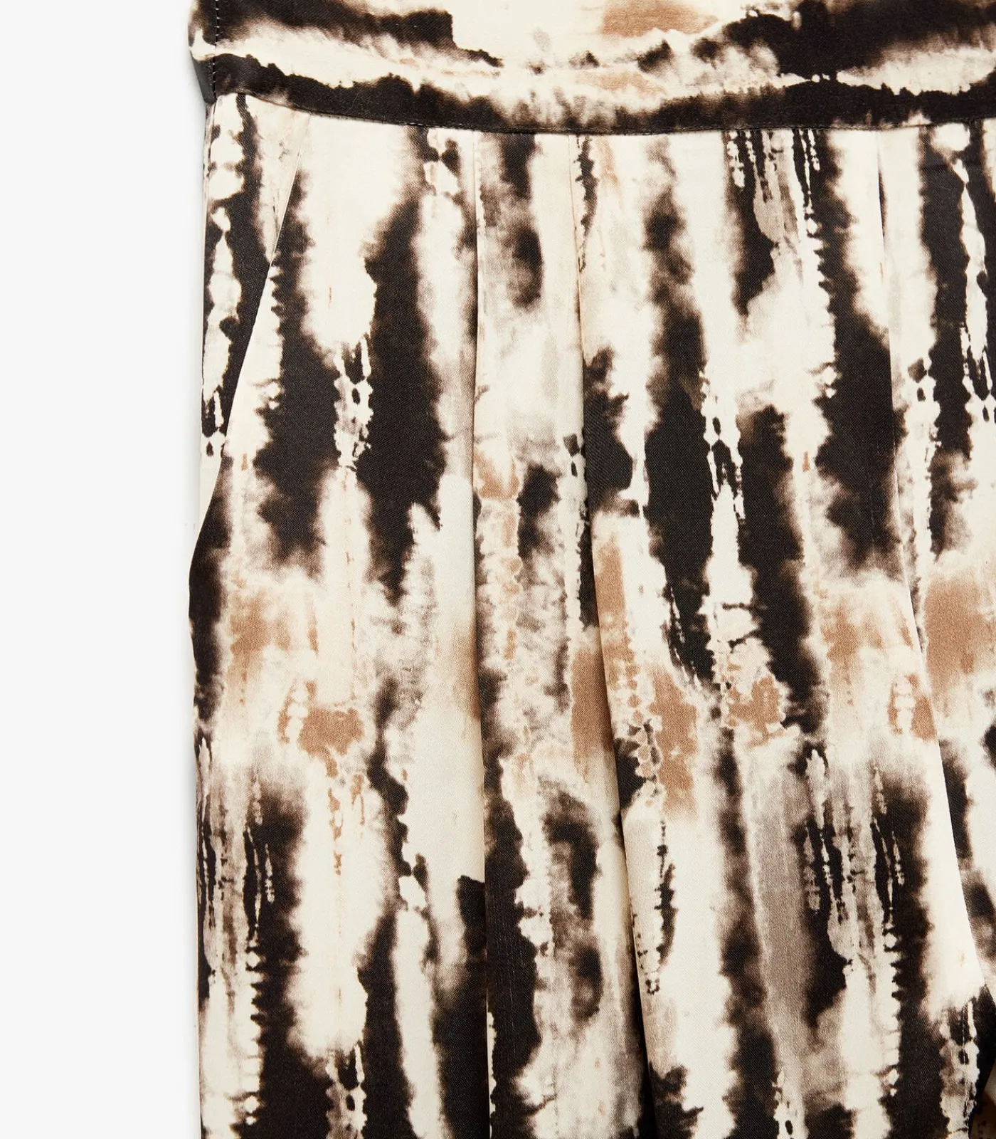 Koton Satin Pants beige Online