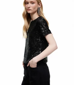 Koton Sequined Blouse black