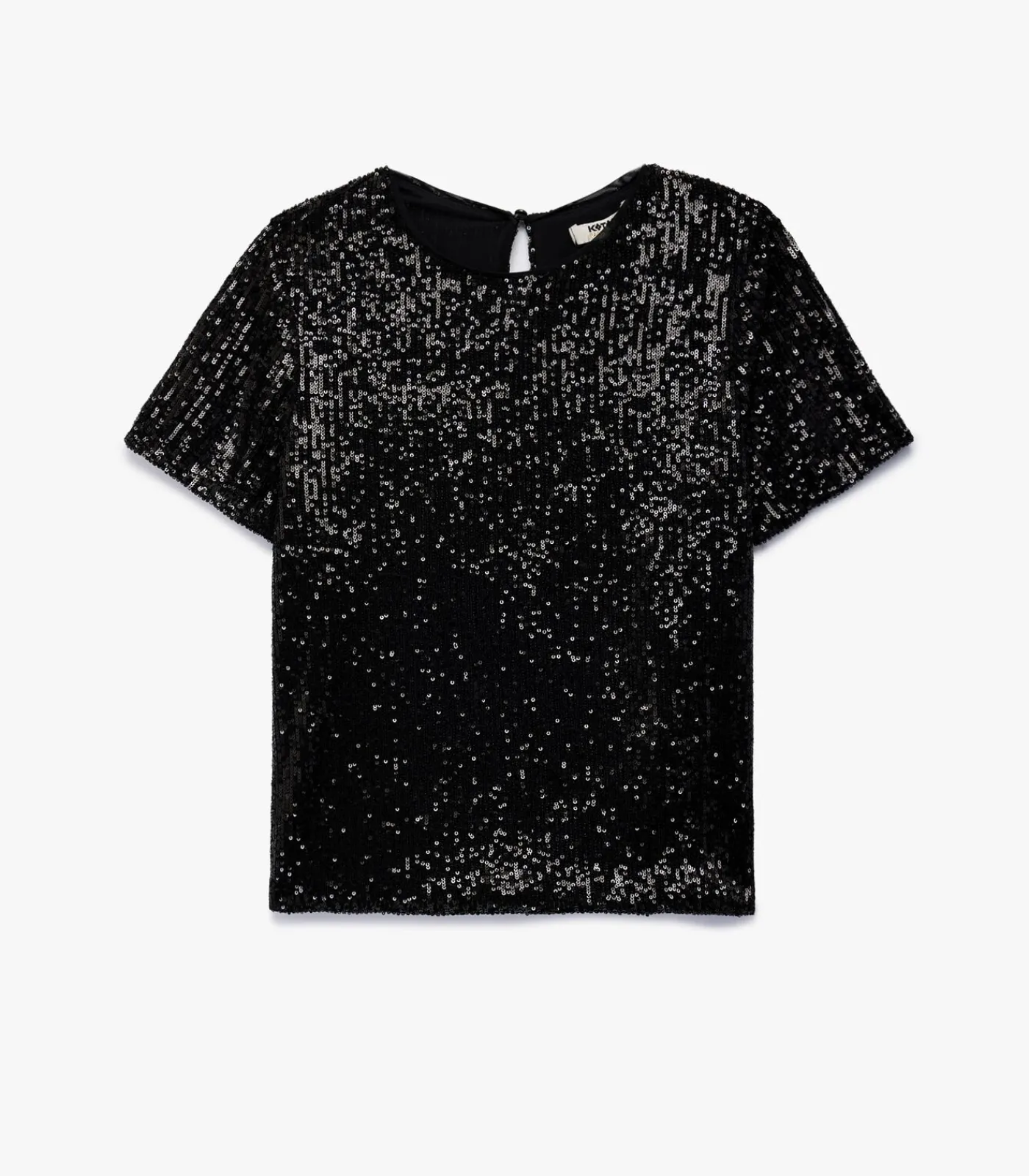 Koton Sequined Blouse black