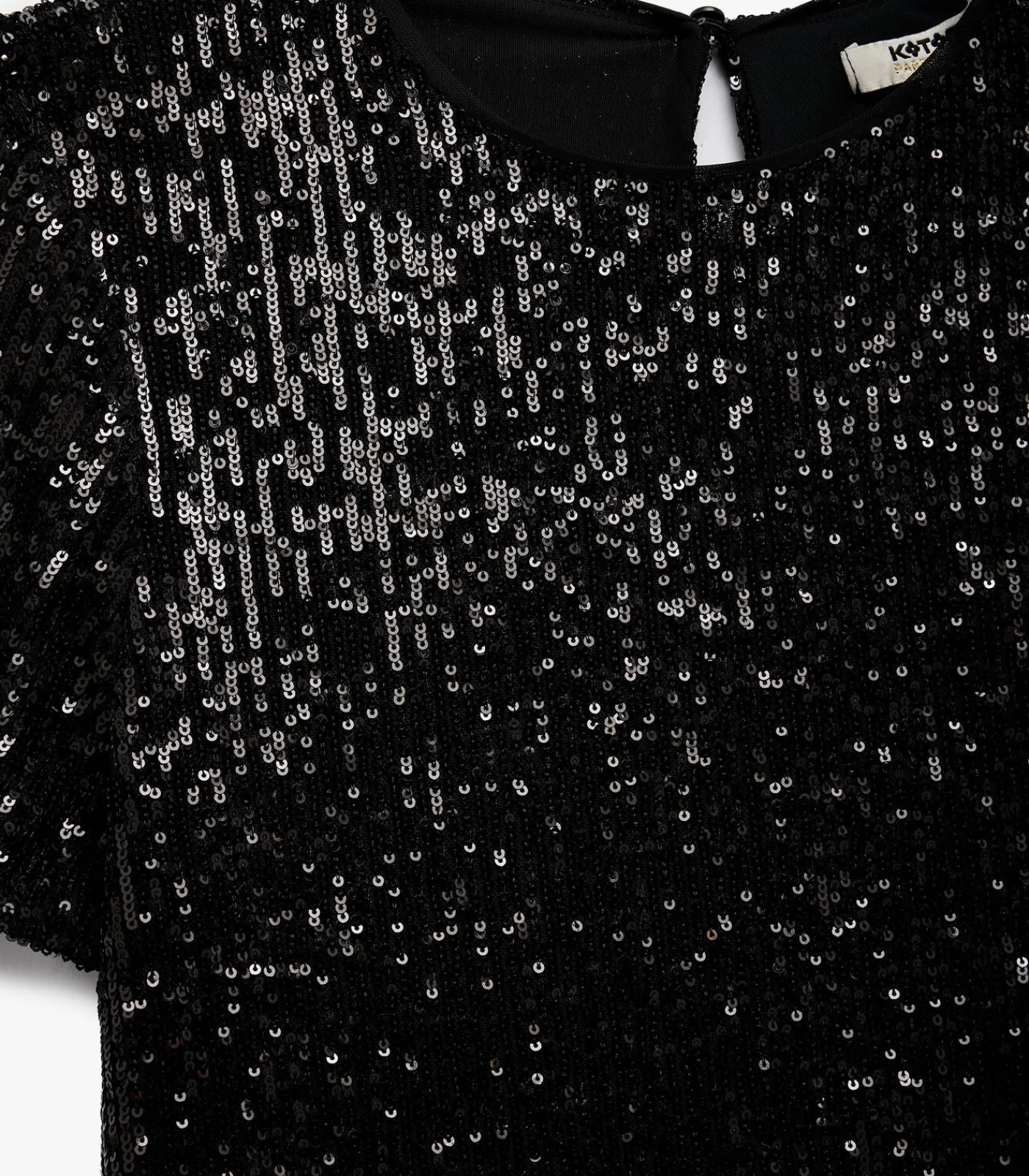 Koton Sequined Blouse black