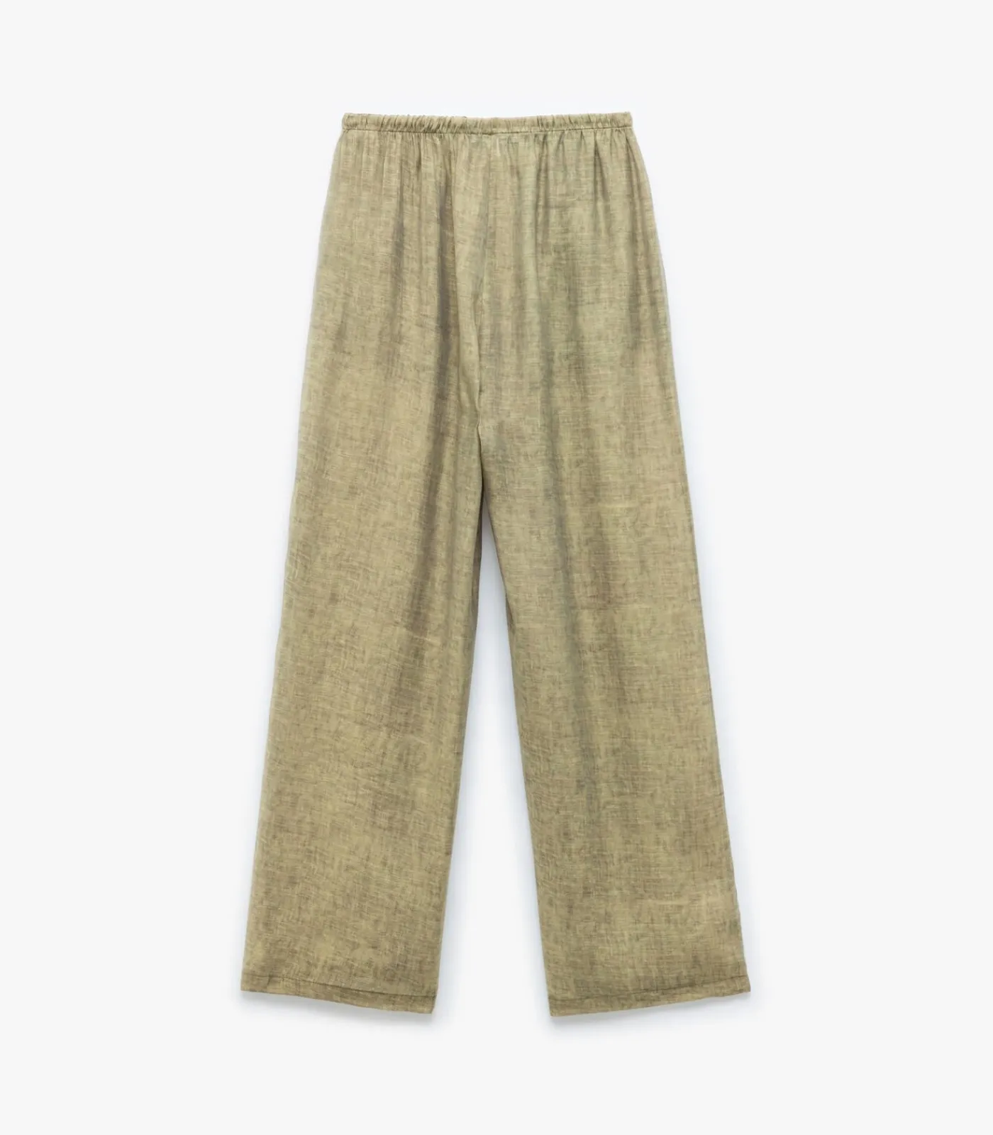 Koton Sheer Wide Leg Pants khaki Hot