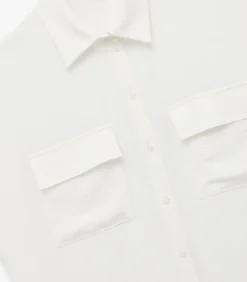 Koton Short Sleeve Shirt white Sale
