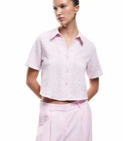 Koton Short Sleeve Shirt pink Best