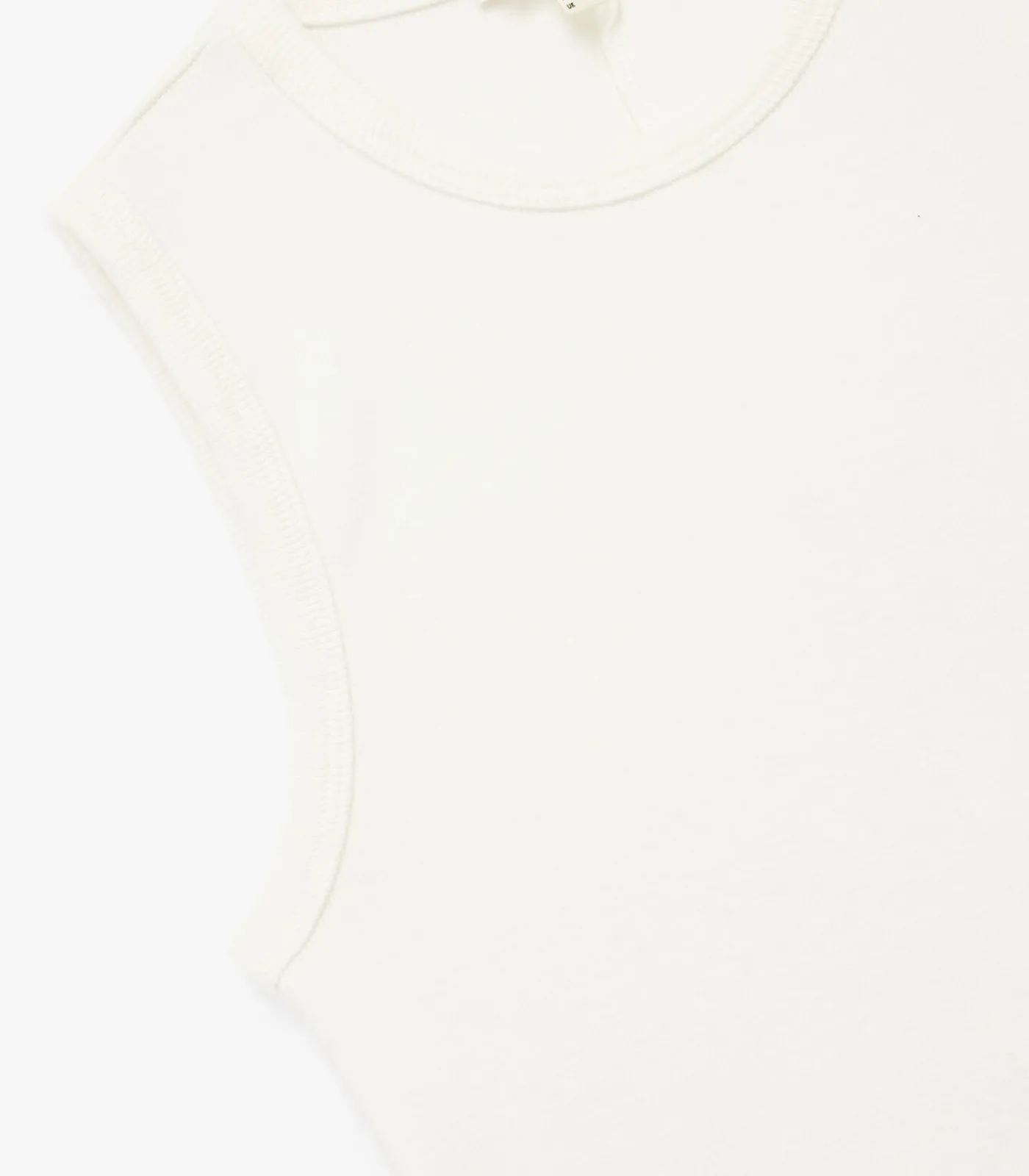 Koton Sleeveless Basic T-Shirt white Online
