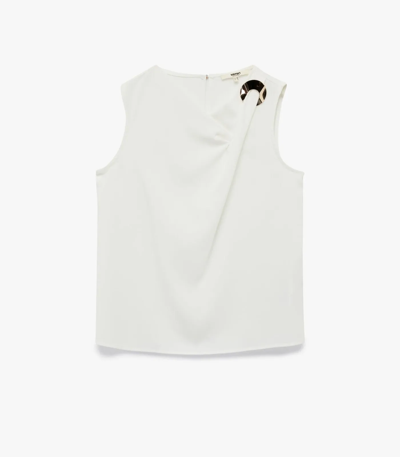 Koton Sleeveless Blouse white Clearance