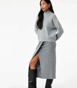 Koton Slit Skirt antraciteGrey New