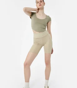 Koton Sports T-Shirt khaki Sale