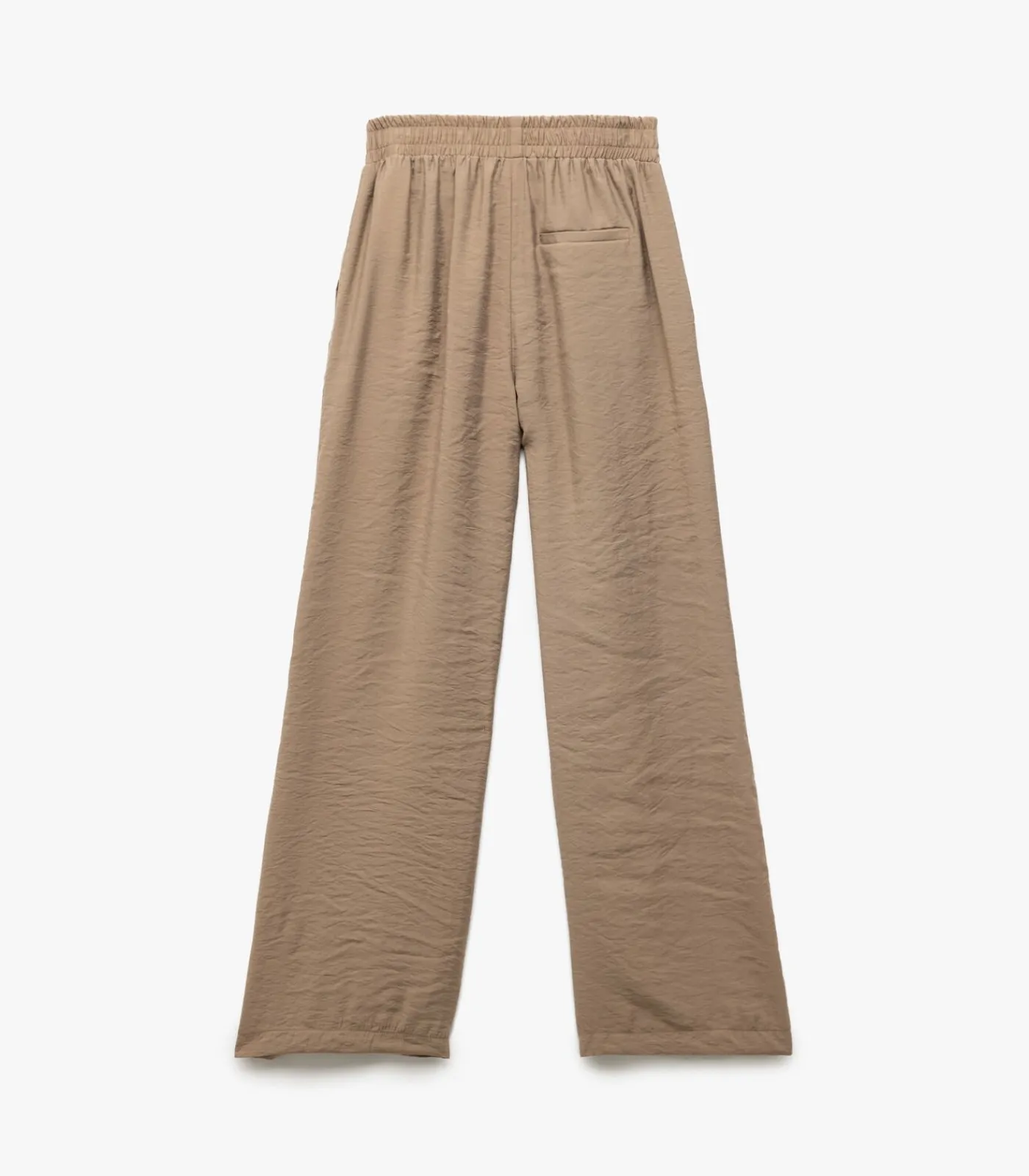 Koton Straight Wide Leg Trousers creme Sale
