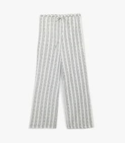 Koton Striped Palazzo Pants black Discount