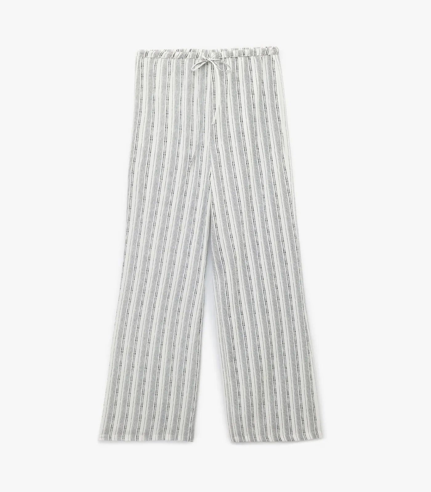 Koton Striped Palazzo Pants black Discount