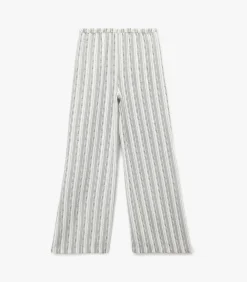 Koton Striped Palazzo Pants black Discount