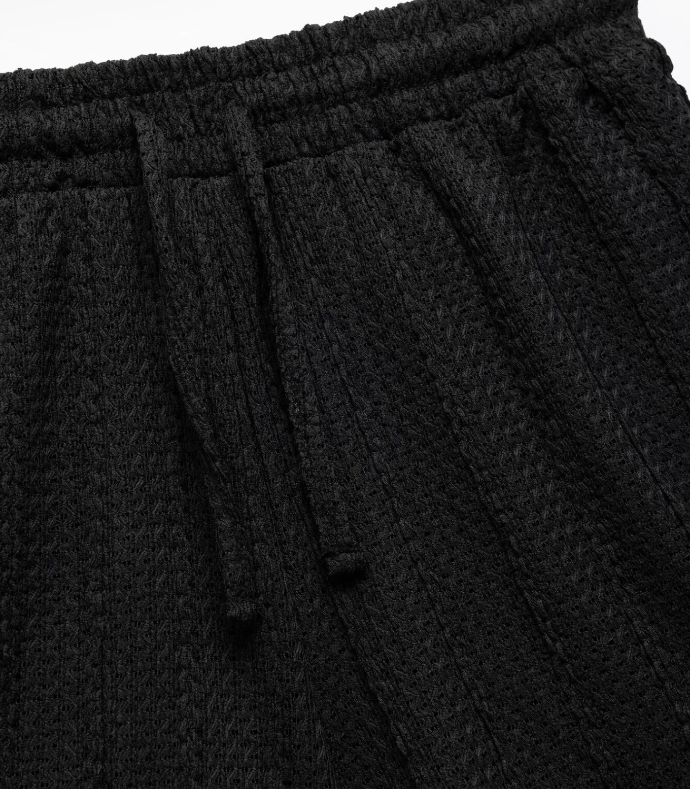 Koton Textured Mini Shorts black New