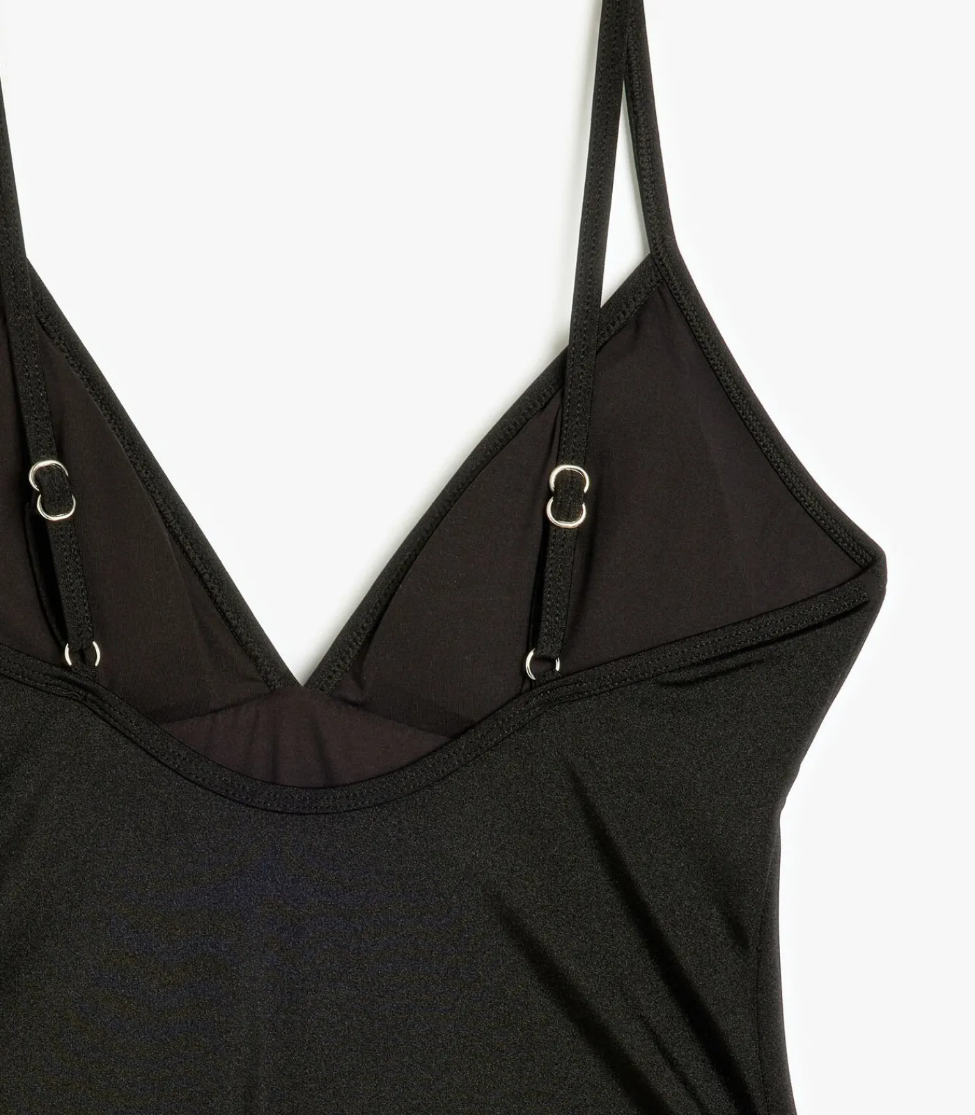 Koton Thin Strappy Swimsuit black Outlet