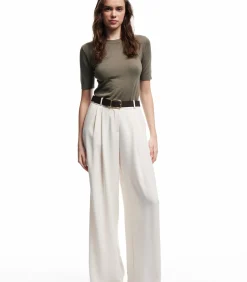 Koton Viscose Knit Sweater khaki Best