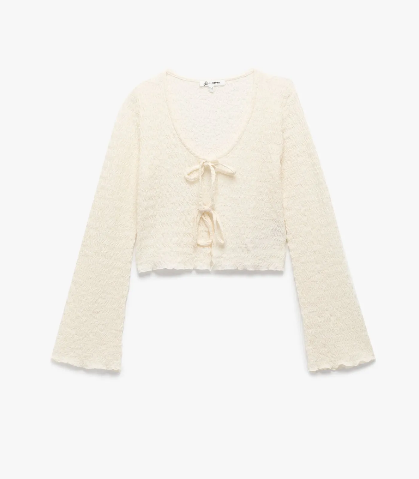 Koton V-Neck Blouse white Outlet
