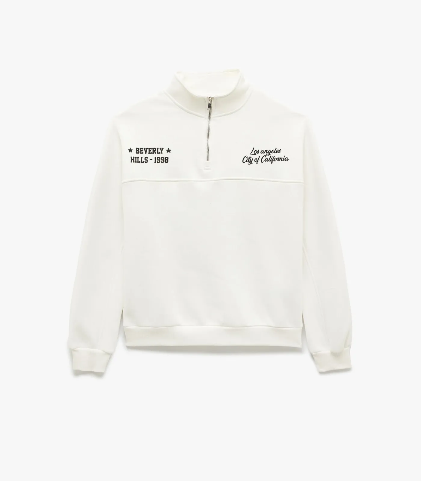Koton Zip Up Sweatshirt white Online
