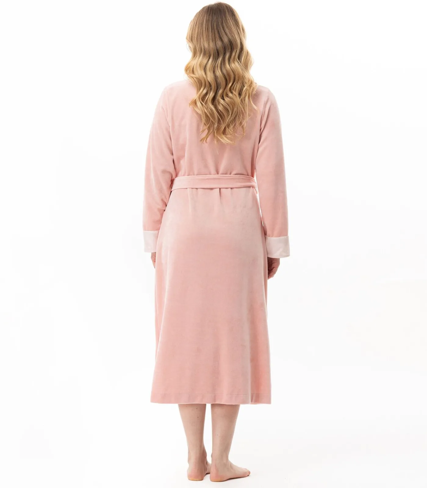 LE CHAT Kruislingse badjas van fluweel ESSENTIEL H67A pink Sale
