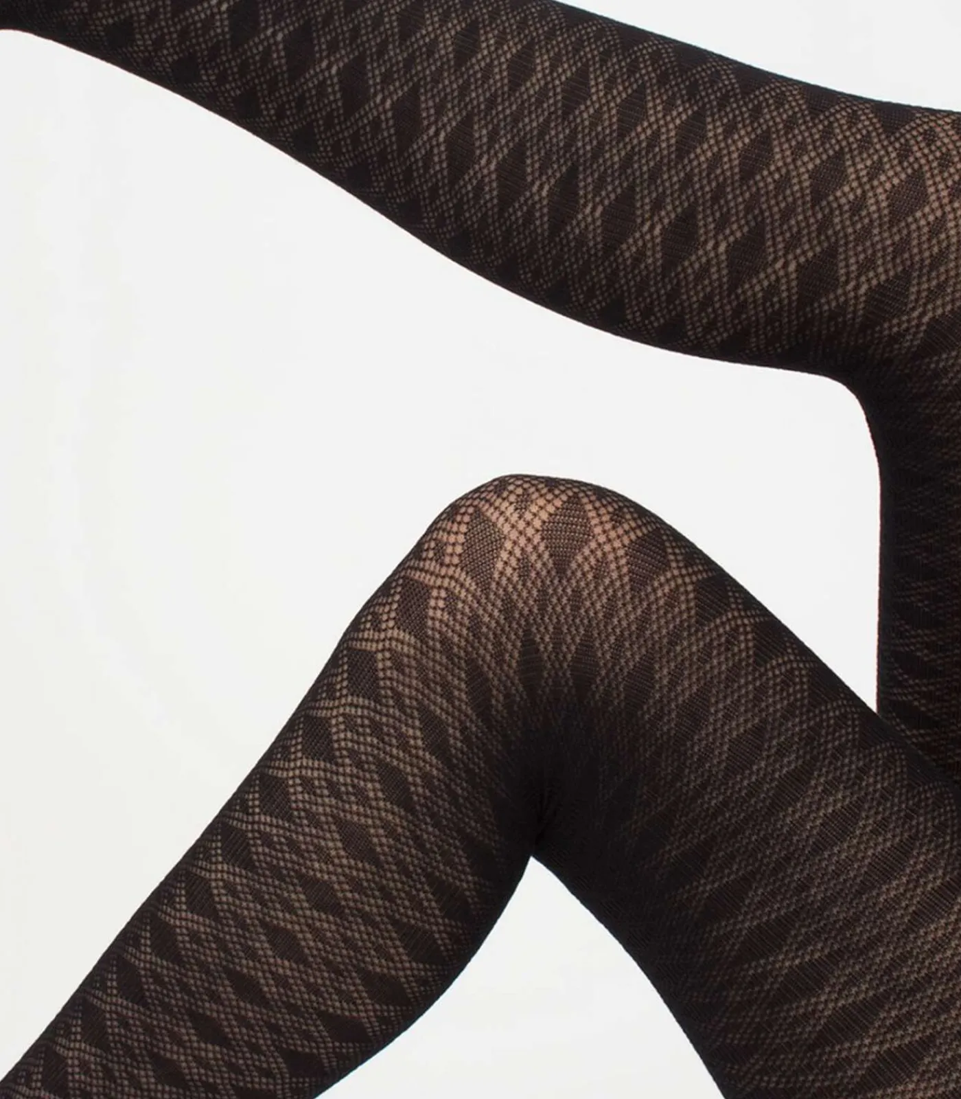 Giulia Lacery 60den Panty met geometrisch patroon - Zwart - M black Outlet