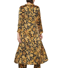SELMARK Lang negligé P117 ACANTHUS black Sale