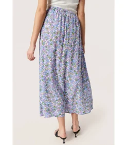 Soaked in Luxury Lange damesrok Zaya violet Sale