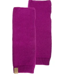 ISOTONER Lange gebreide dameswanten Redcurrant pink Discount