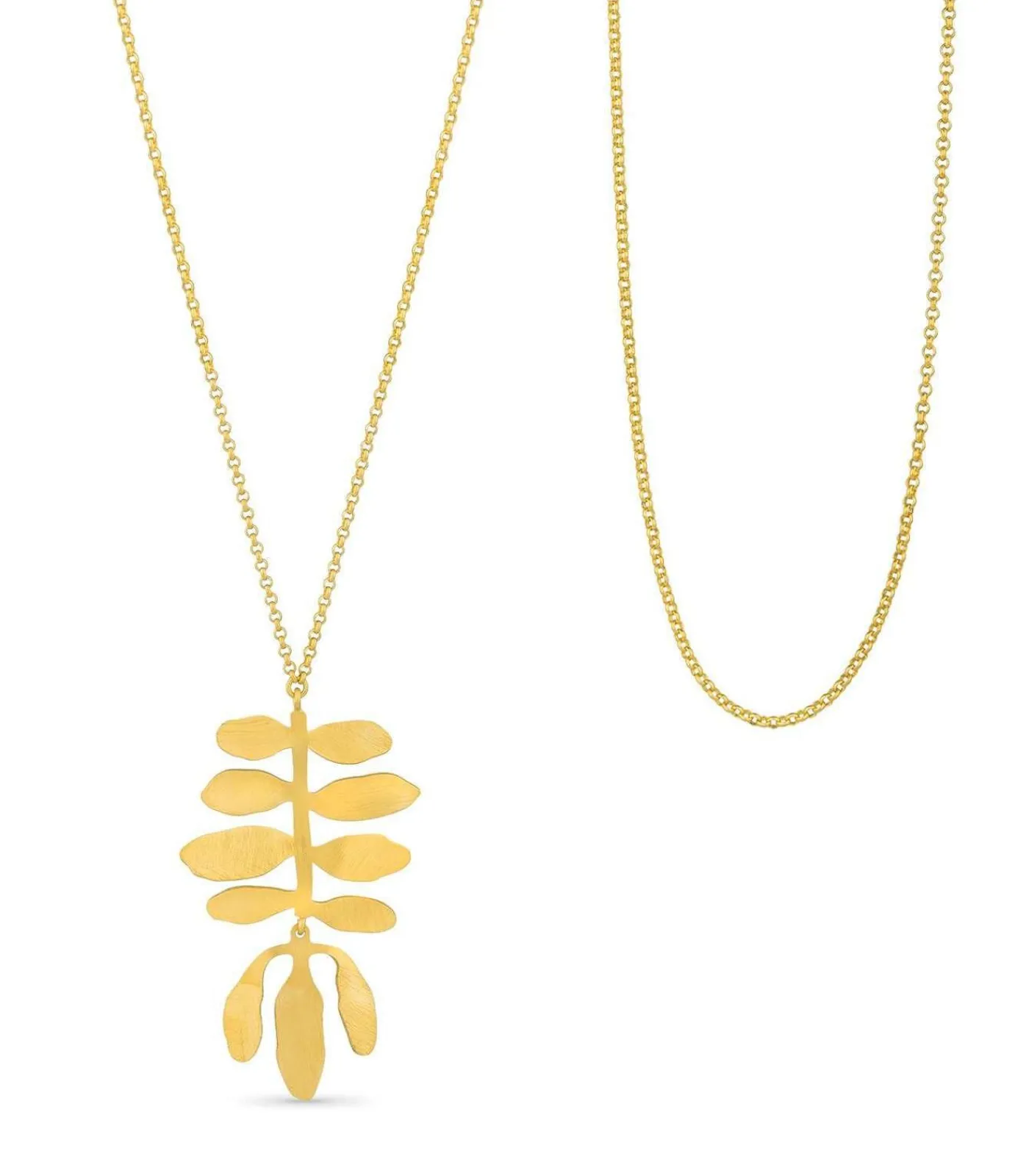 Joidart Lange gouden Silvela hanger ketting Sale