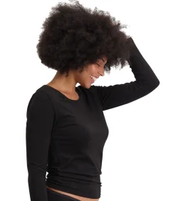 Bamboo basics Lange mouw LARA Set van 2 black Hot
