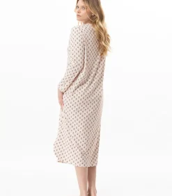 LE CHAT Lange nachthemd van modal katoen TEA TIME 111 multicolor Clearance