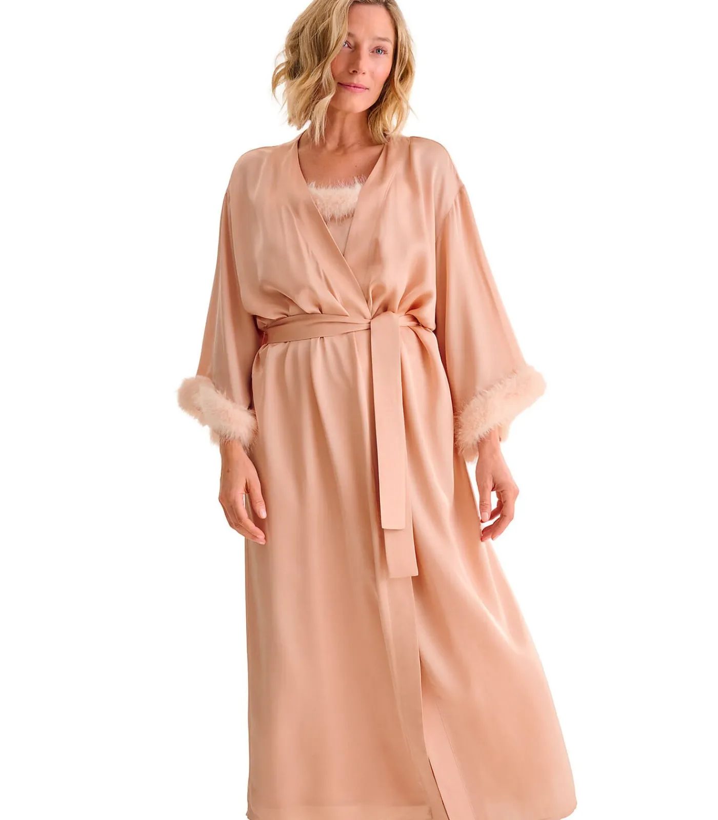 LISCA Lange negligé PASSION pink Discount