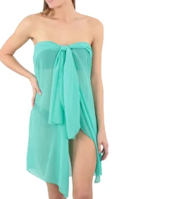 Janine Robin Lange pareo Charme lightGreen Outlet
