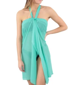 Janine Robin Lange pareo Charme lightGreen Outlet