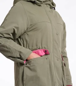 Rino&Pelle Lange parka met capuchon Groen essen 42 green Sale