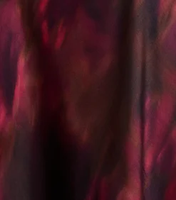 La Fée Maraboutée Lange rode rok met print lightRed New