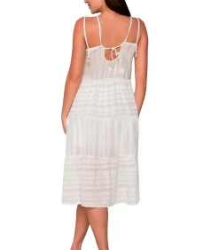 LUNA Lange zomerjurk PRAISE white Outlet
