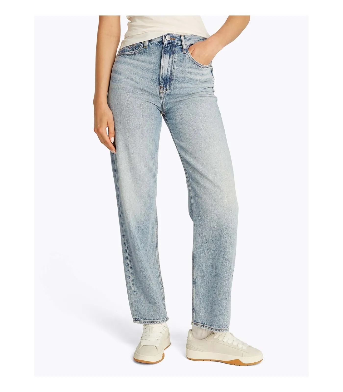Tommy Jeans Layla Hr Slim Str Bi lightBlue Discount