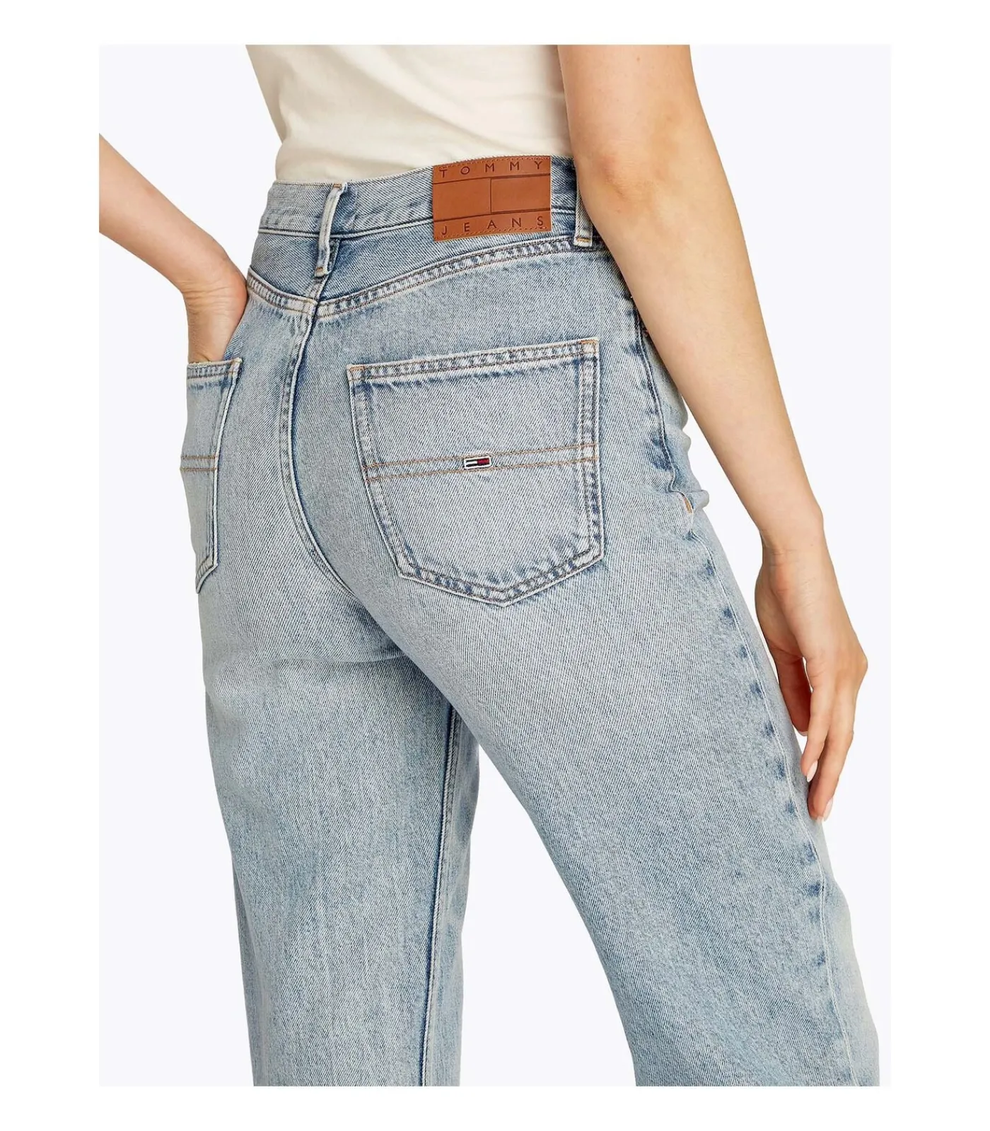 Tommy Jeans Layla Hr Slim Str Bi lightBlue Discount